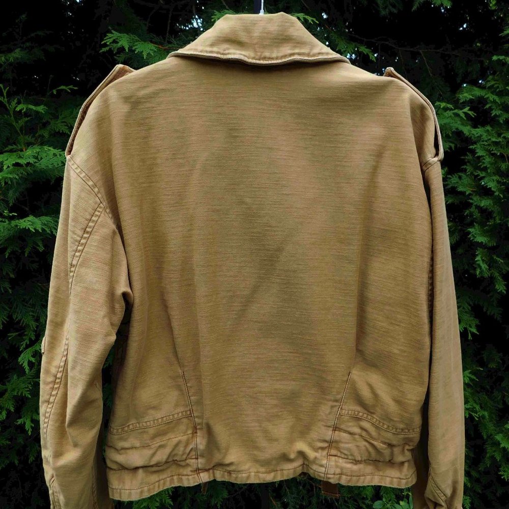 Free People Tan Utility Drawstring Jacket - Picture 2 of 2